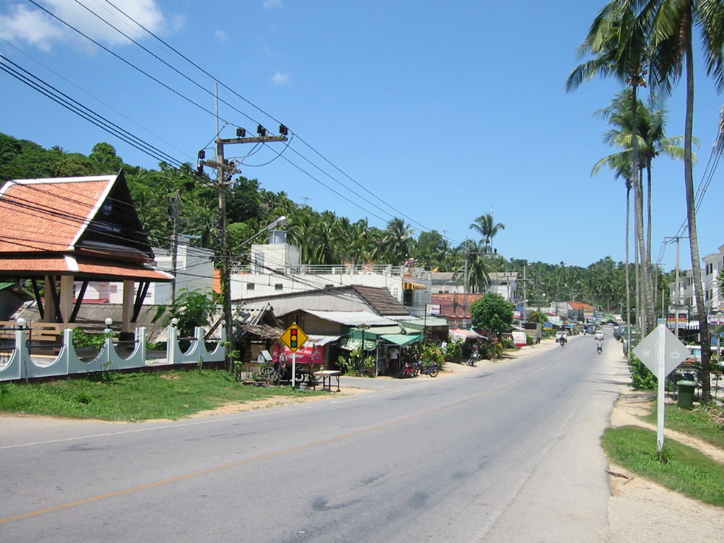 A street in Karon, Phuket.