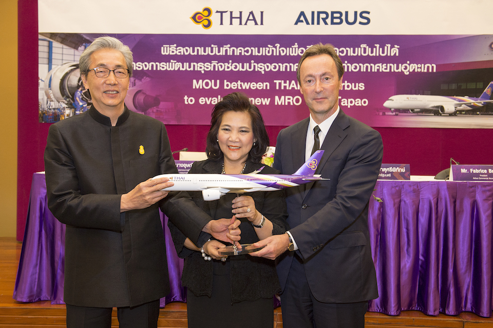 Airbus and THAI to evaluate new MRO business