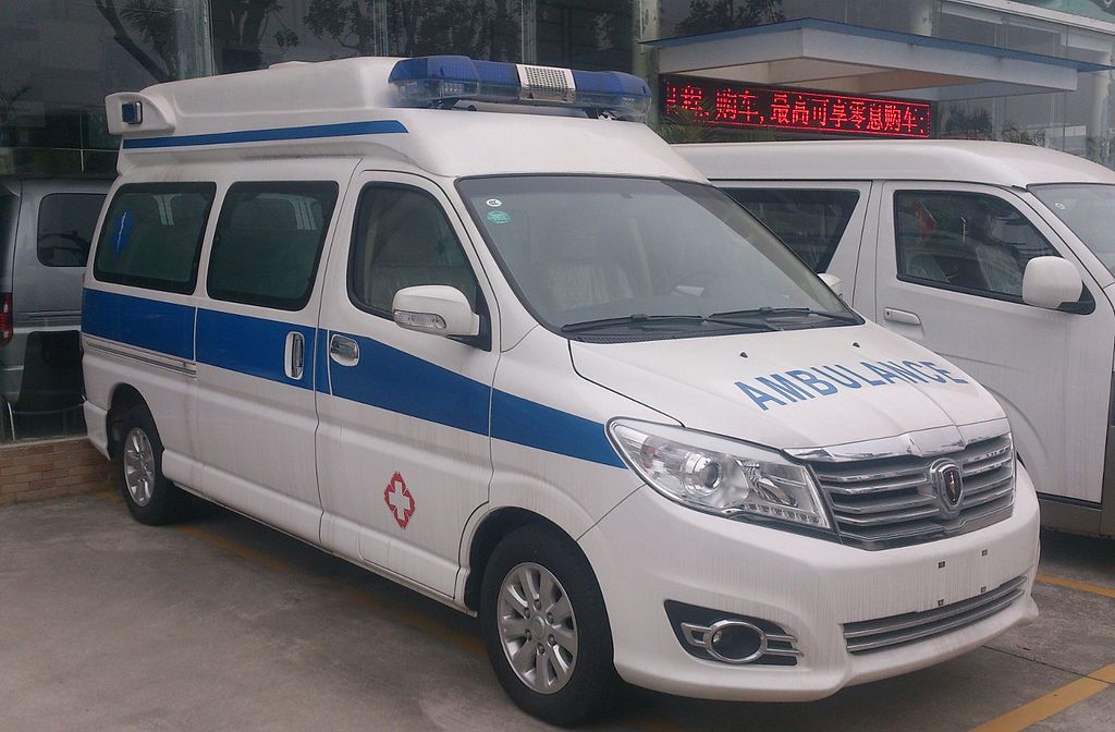 Ambulance in Guangdong province, China