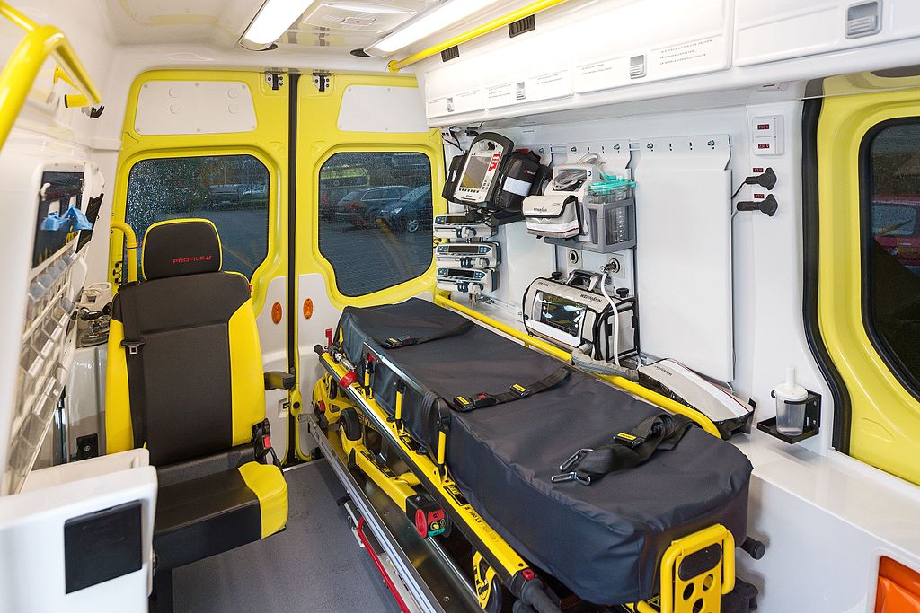 Ambulance interior