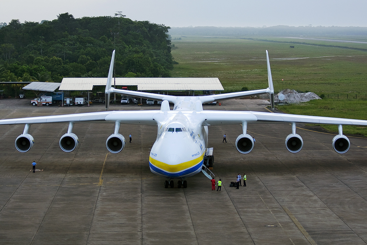 Ukrainian Antonov An-225 Mriya, world's largest plane