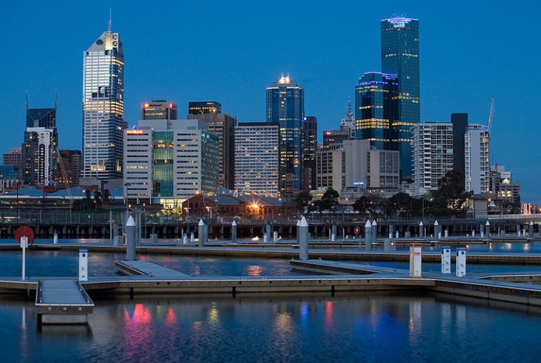 The Melbourne skyline
