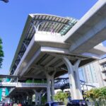 Kasetsart University BTS Station in Bangkok