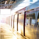 BTS skytrain station in Bangkok, Thailand