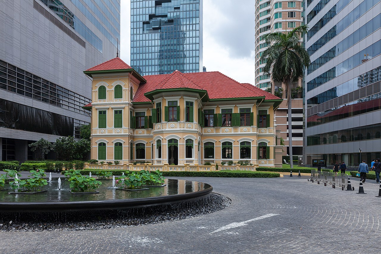 Baan Sathon Mansion, the former Russian Embassy building located in Sathon District, Bangkok