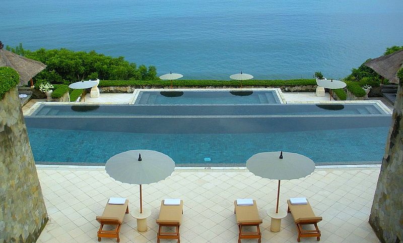 Amankila resort in Bali