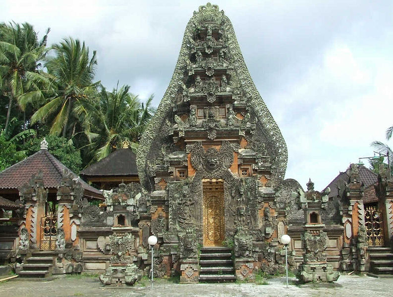 Candi kurung of Pura Dalem, Bali