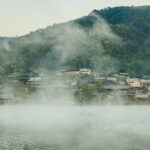 Cold weather in Ban Rak Thai, a small village in Mae Hong Son province in Northern Thailand