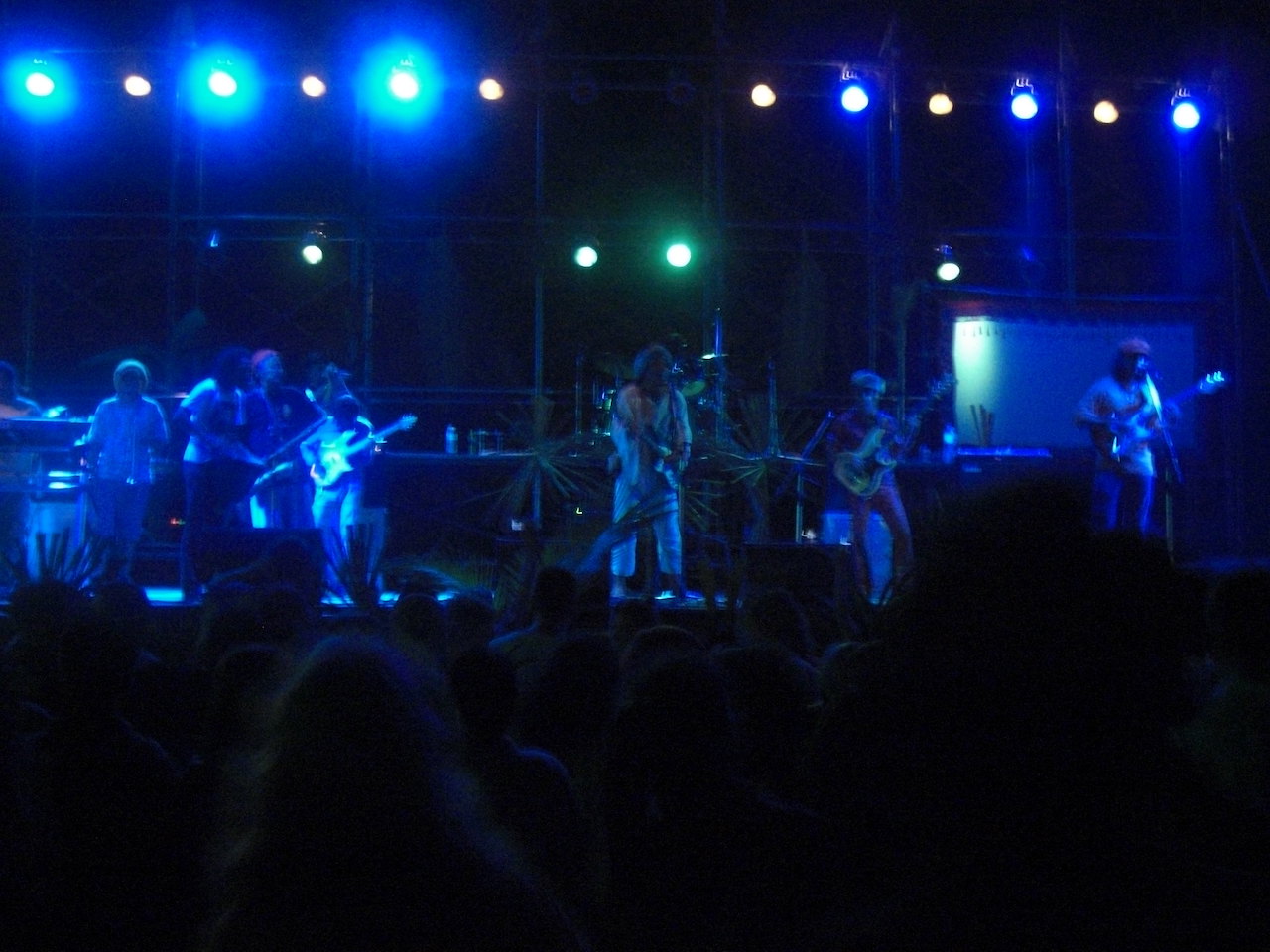 Band performing at a live concert in Thailand.