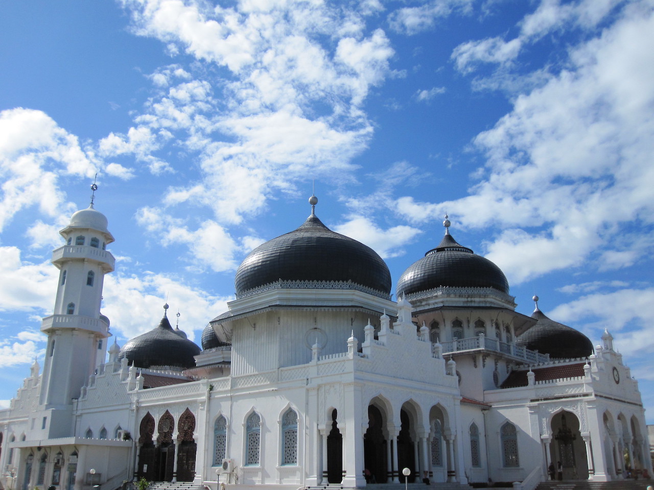 Baiturrahman Grand Mosque (Masjid Raya Baiturrahman) in Banda Aceh, Indonesia