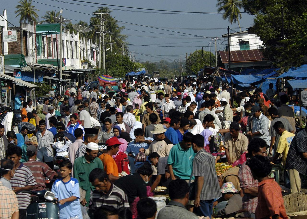 Market near Banda Aceh, Indonesia