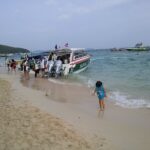 Speedboat on Banglamung beach, Pattaya, Chon Buri