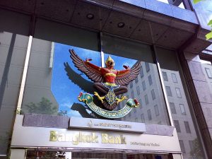 Bangkok Bank office in Silom