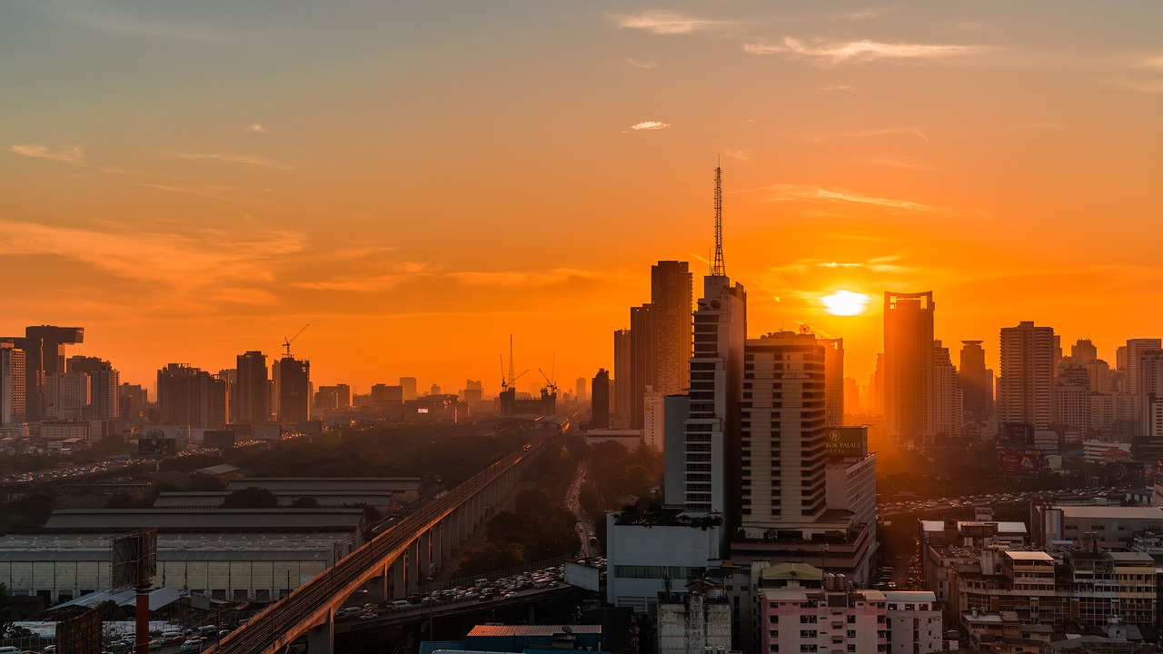 Sunrise in Bangkok