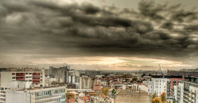 Banlieue in Paris, France
