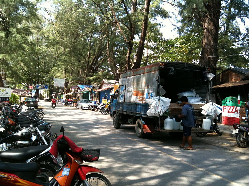 Beach Road in Nai Yang, Phuket