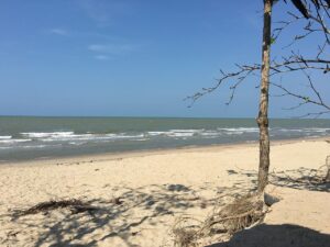 Beach in Thepha District, Songkhla