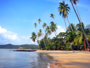 Beach in early morning, Koh Mak, Thailand.