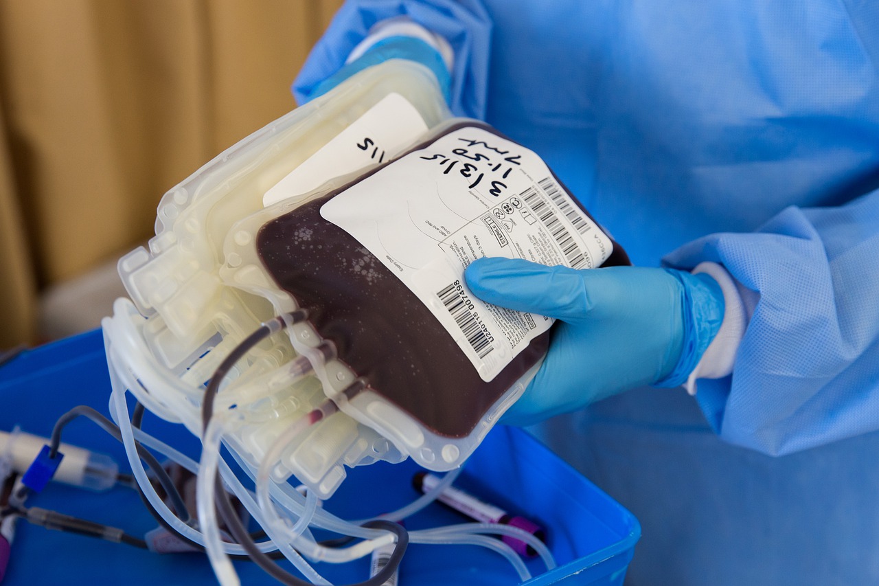Blood and plasma donations