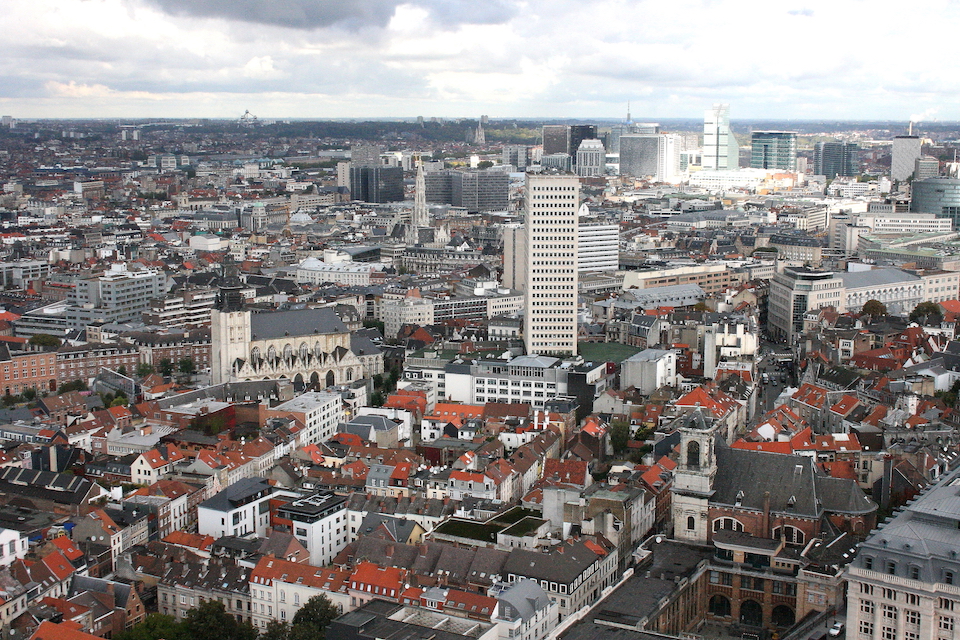 Brussels skyline