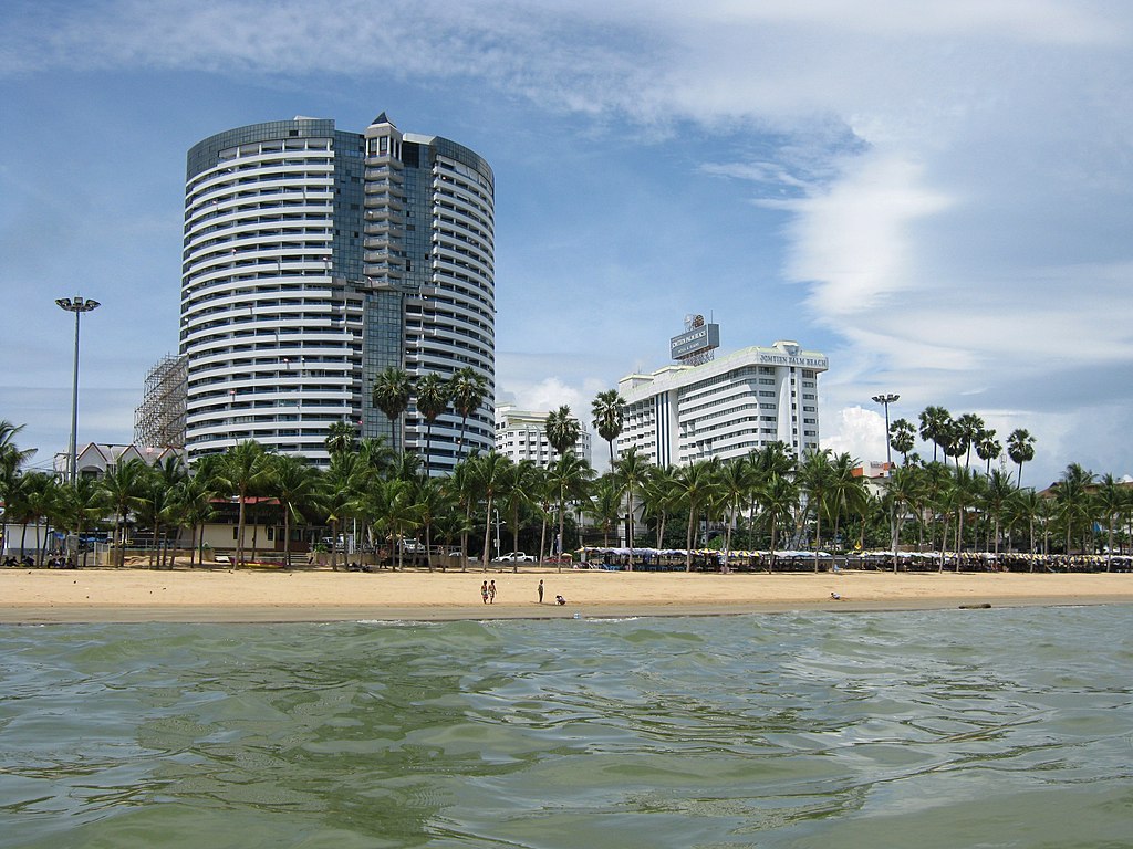 Buildings in Jomtien Beach, Pattaya