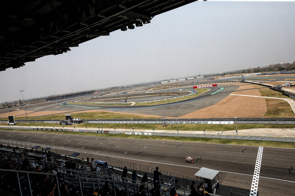 Dani Pedrosa test at Buri Ram Chang International Circuit