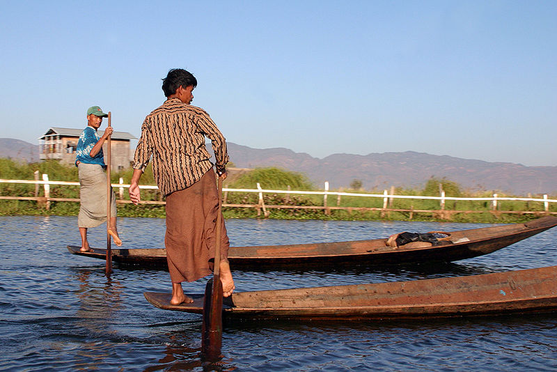 Fishermen in Myanmar