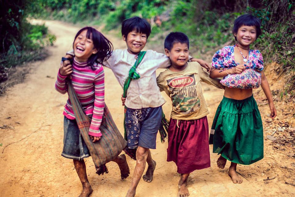 Burmese children