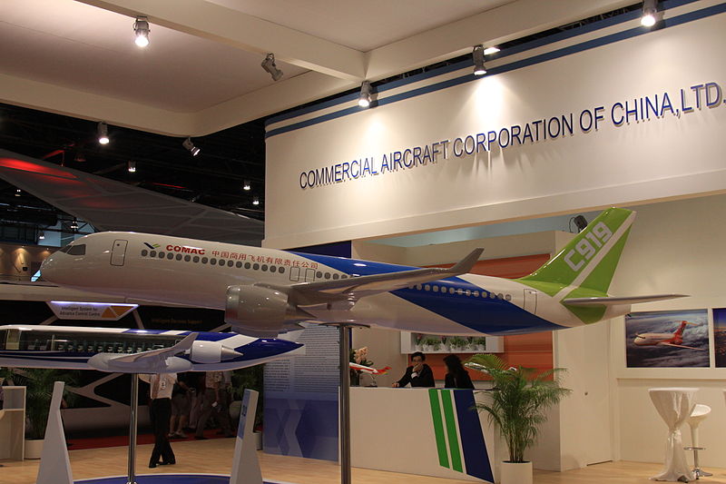 The Chinese airliner COMACC919