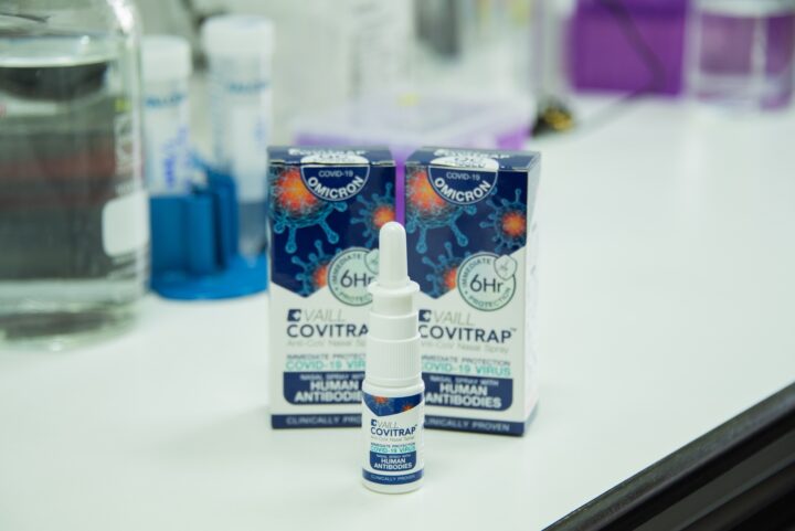 “COVITRAP” nasal spray.