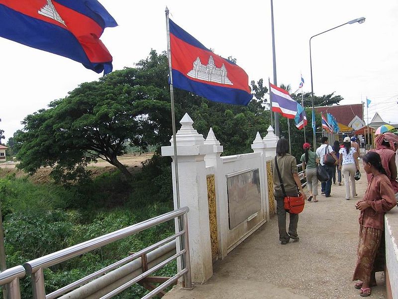 Thai-Cambodian border, Poipet bridge