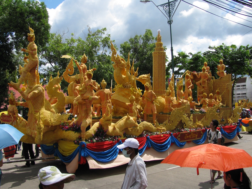 Candle Festival in Ubon Ratchathani, Isan