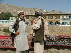 Carpet salesmen in Kabul, Afghanistan