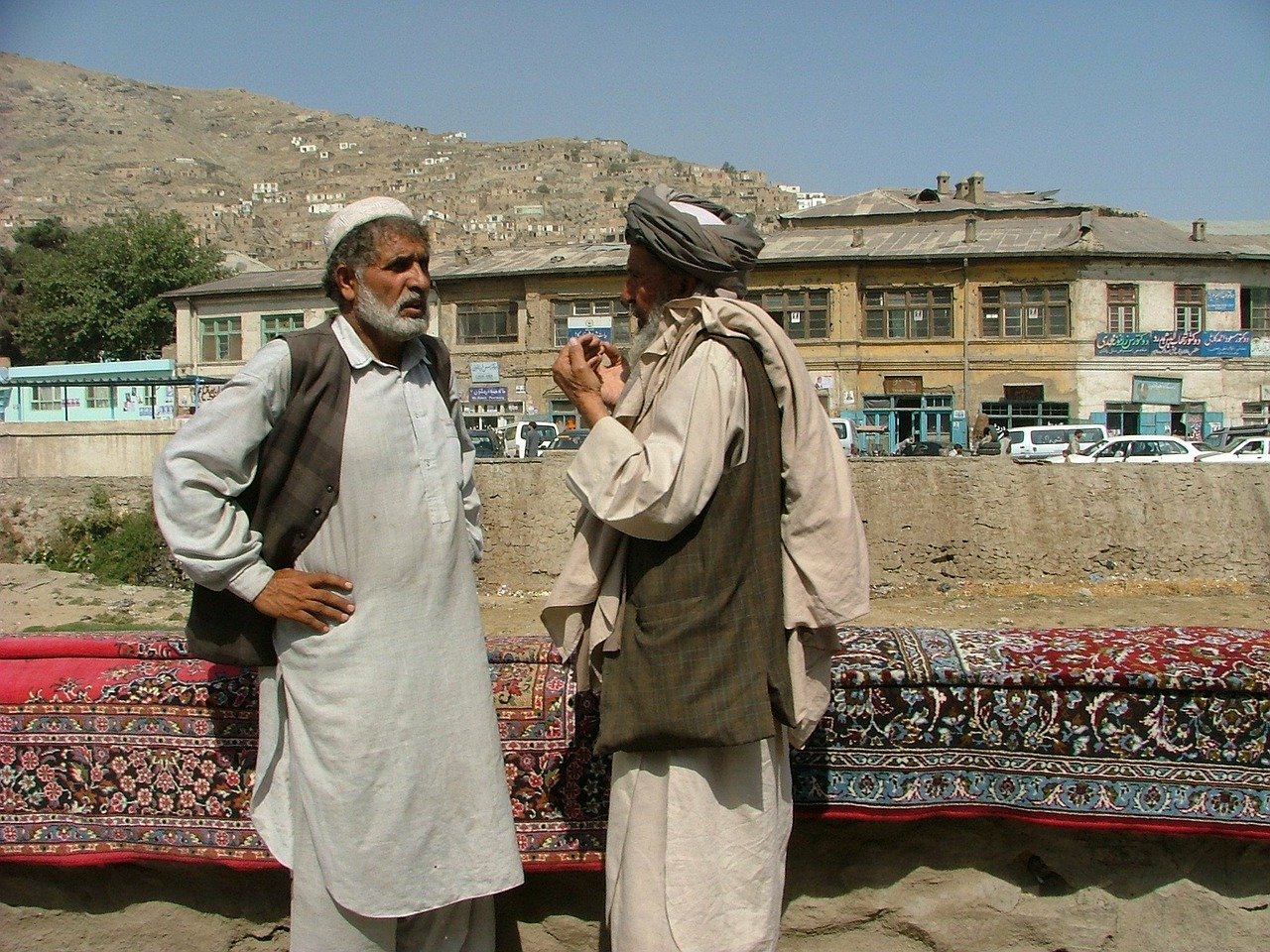 Carpet salesmen in Kabul, Afghanistan