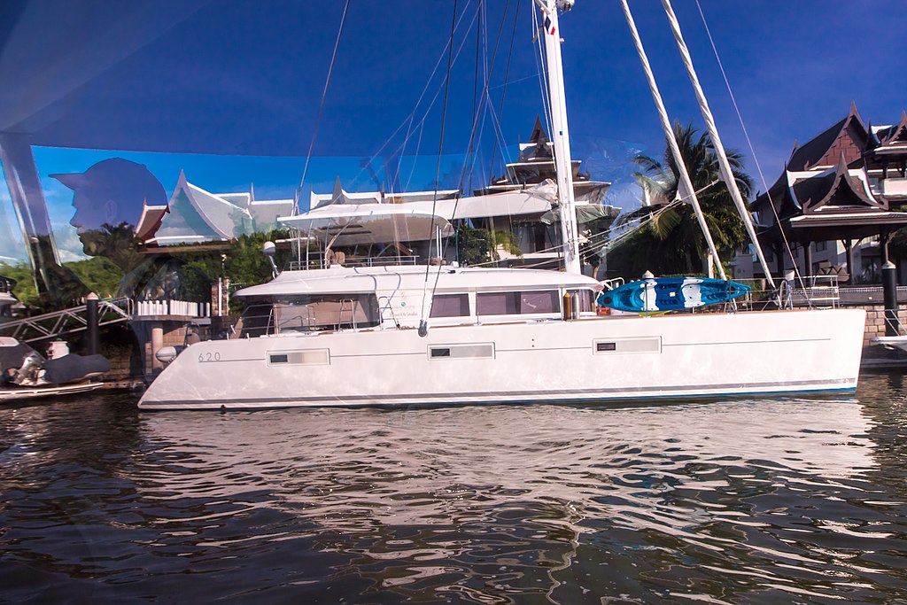 A catamaran in Koh Keaw, Phuket