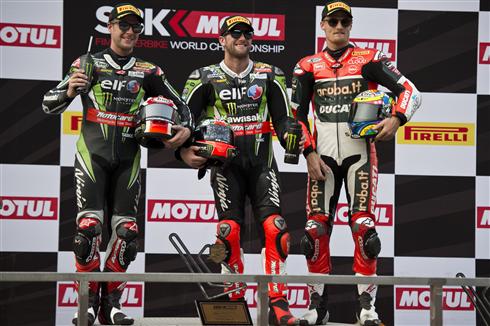 Tom Sykes and Jonathan Rea at Chang International Circuit in Buriram