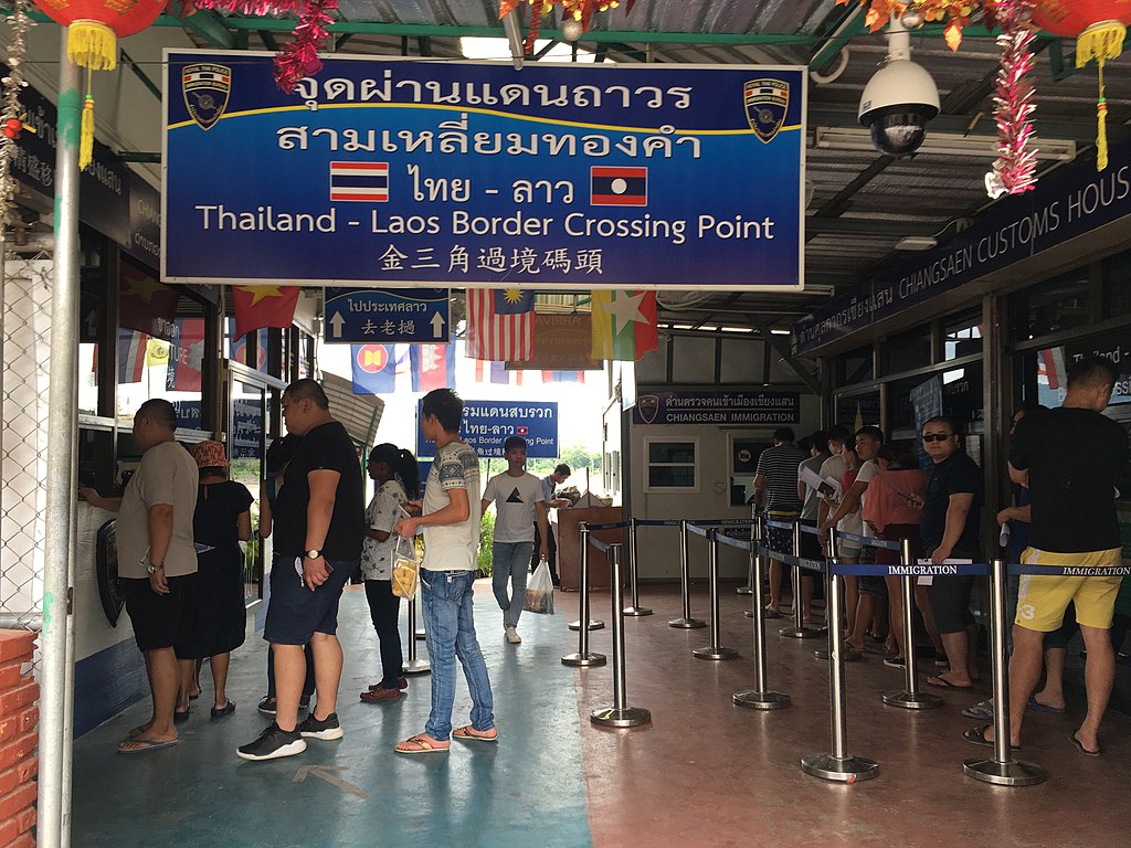 Chiang Saen Checkpoint Thailand-Laos Border Crossing