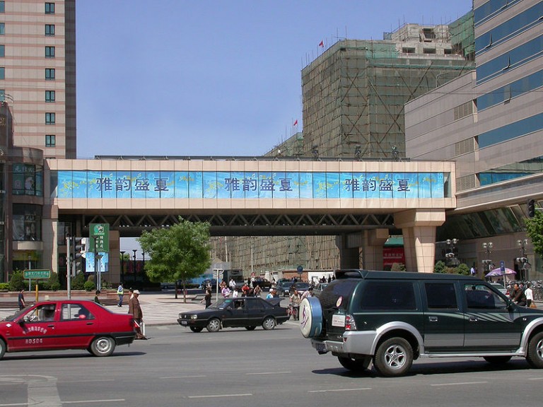 Vehicles on the road in China