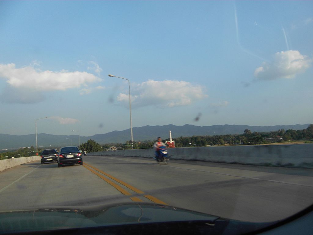 A road in Chumphu, Lampang