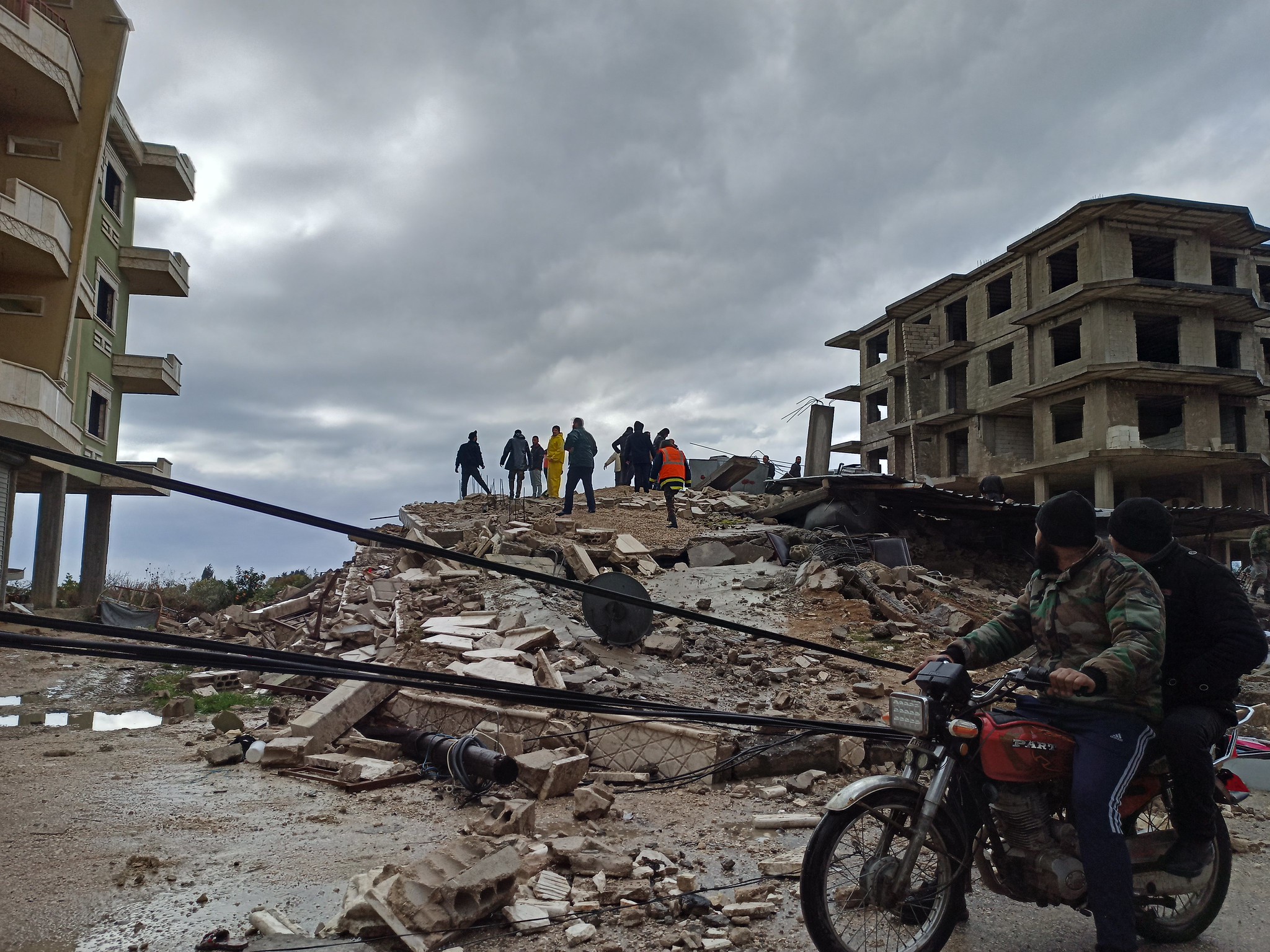 Destruction after the 7.8 magnitude earthquake in Turkey and Syria