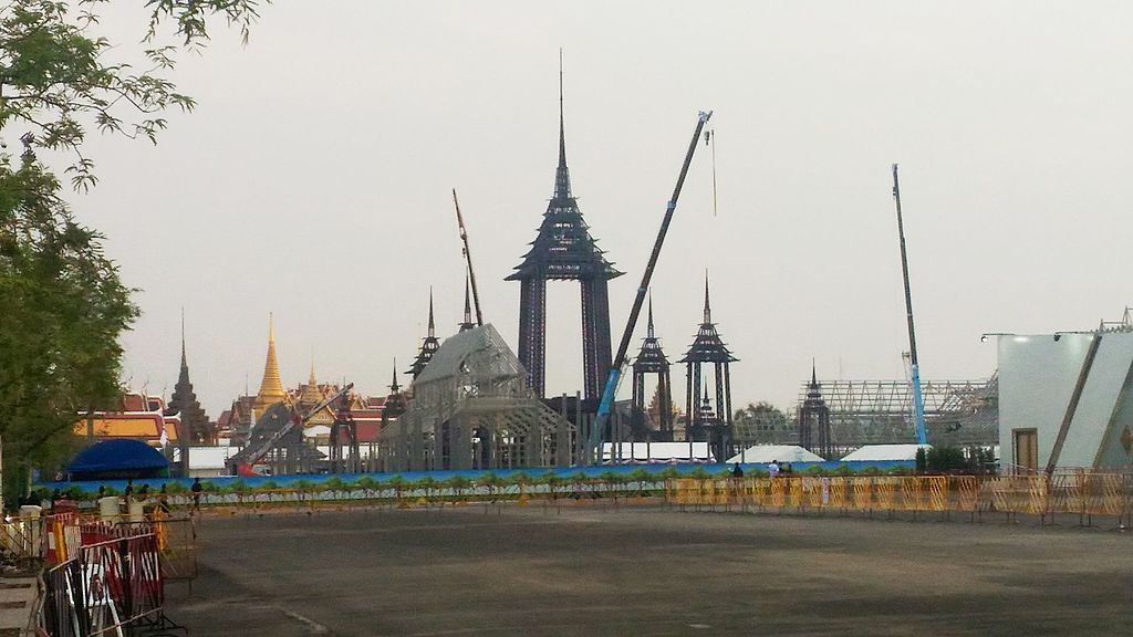 Royal Crematorium of King Bhumibol Adulyadej in Sanam Luang, Bangkok