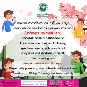 Leaflet providing basic information on novel coronavirus disease (COVID-19)by National Institute of Health of Thailand