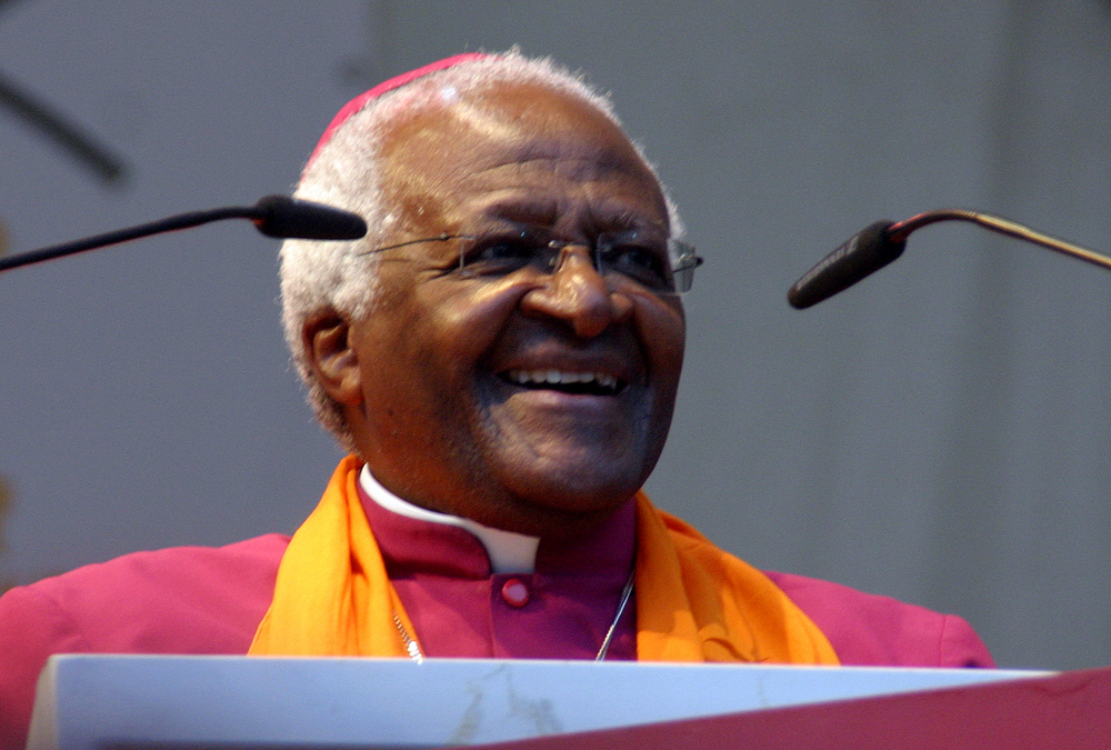 Desmond Tutu at the Deutscher Evangelischer Kirchentag in Cologne, Germany
