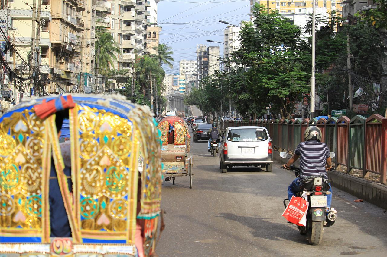 Street in Dhaka, Bangladesh