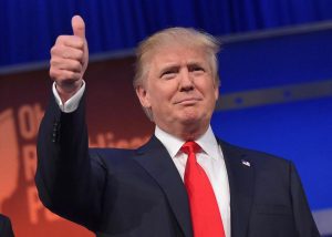 Donald Trump thumbs-up