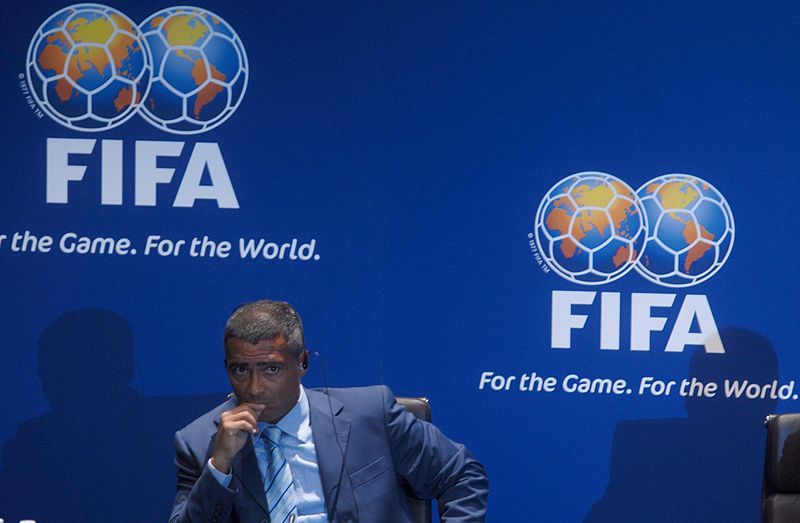 Romário at announcement of Brazil as 2014 FIFA World Cup host