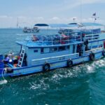 Tourist boat near Koh Sak in Pattaya, Chonburi