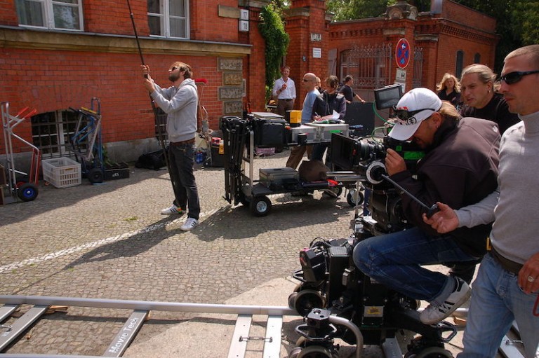 Filming an episode