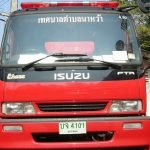 Isuzu Fire Engine in Na Wa, Nakhon Phanom province