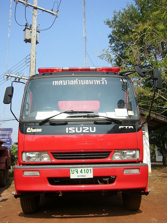 Isuzu Fire Engine in Thailand